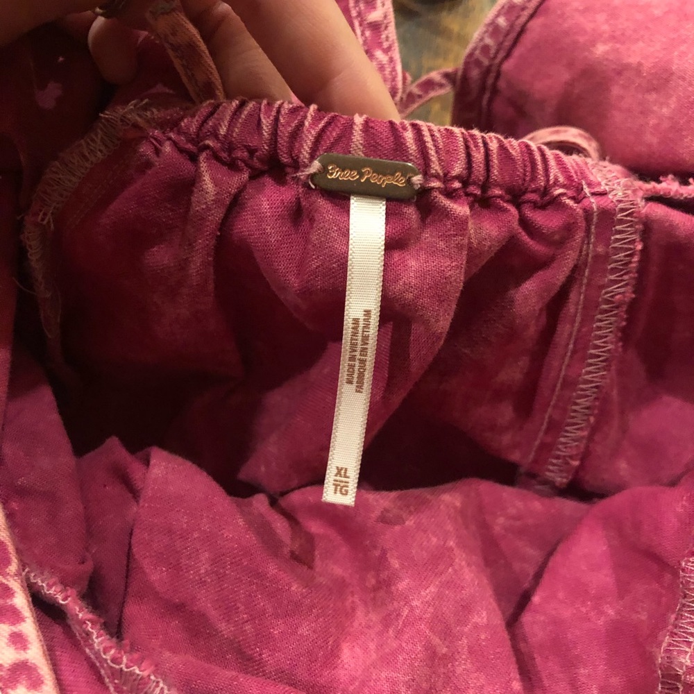FREE PEOPLE Sweet Surrender Denim Minidress XL - Picture 11 of 12